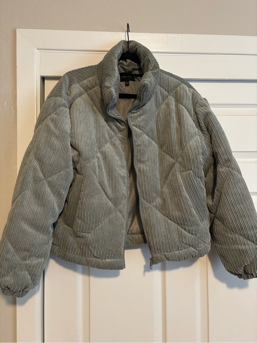 Corduroy Puffer Jacket